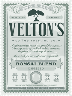 Bonsai Blend (medium roast - espresso) 