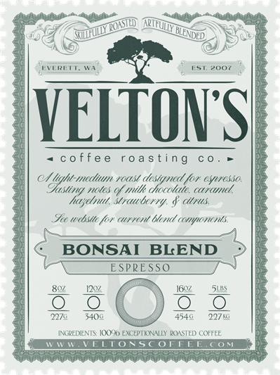 Bonsai Blend (medium roast - espresso) 