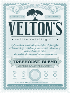 Treehouse Blend (medium roast drip coffee)